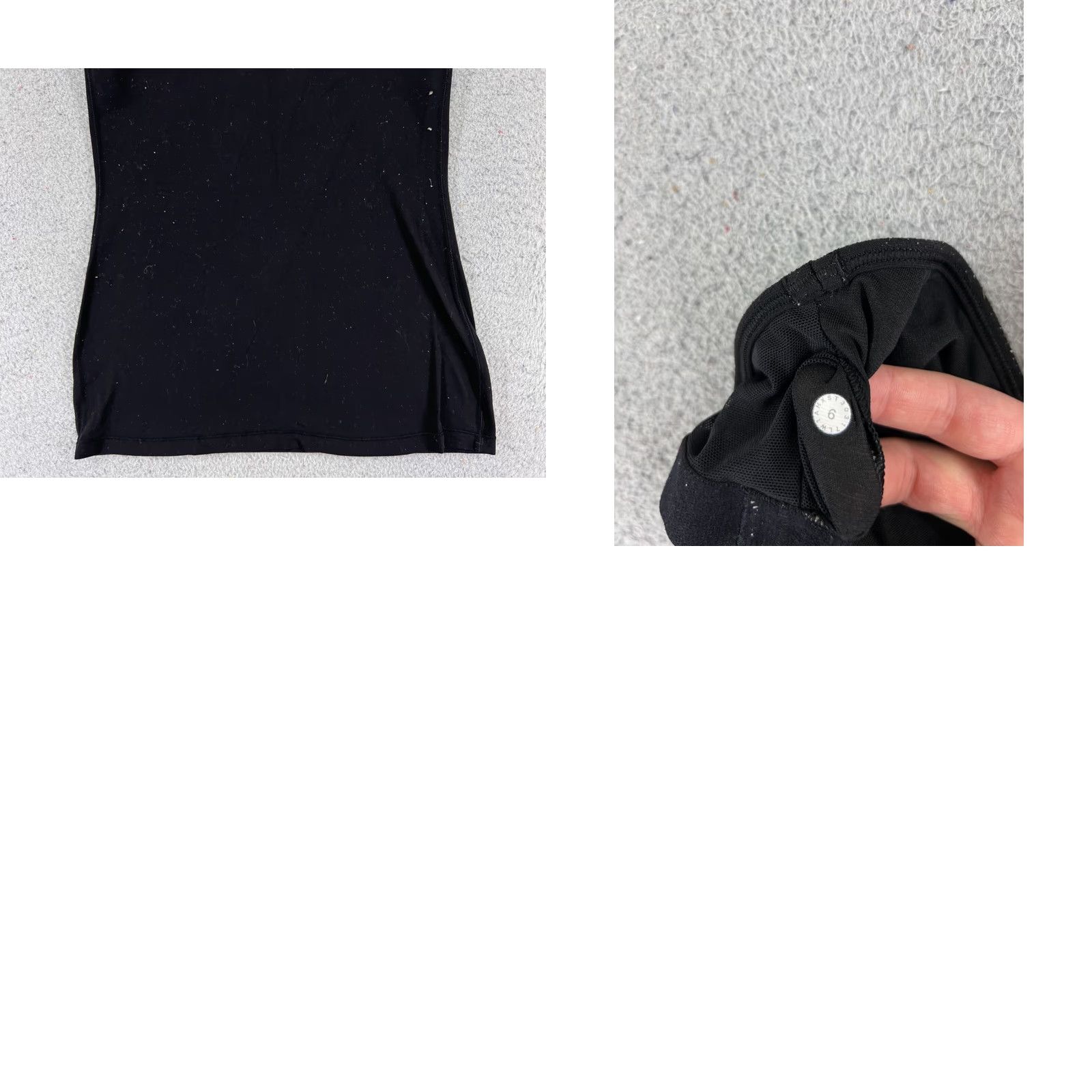 Lululemon Lululemon Shirt Women Tank Black Built-In Bra Light Support W1AHXS 6 Sleeveless Racerback Round Neck Casual Workwear (Adult) Womens Size M / US 6-8 / IT 42-44 - 9 Thumbnail