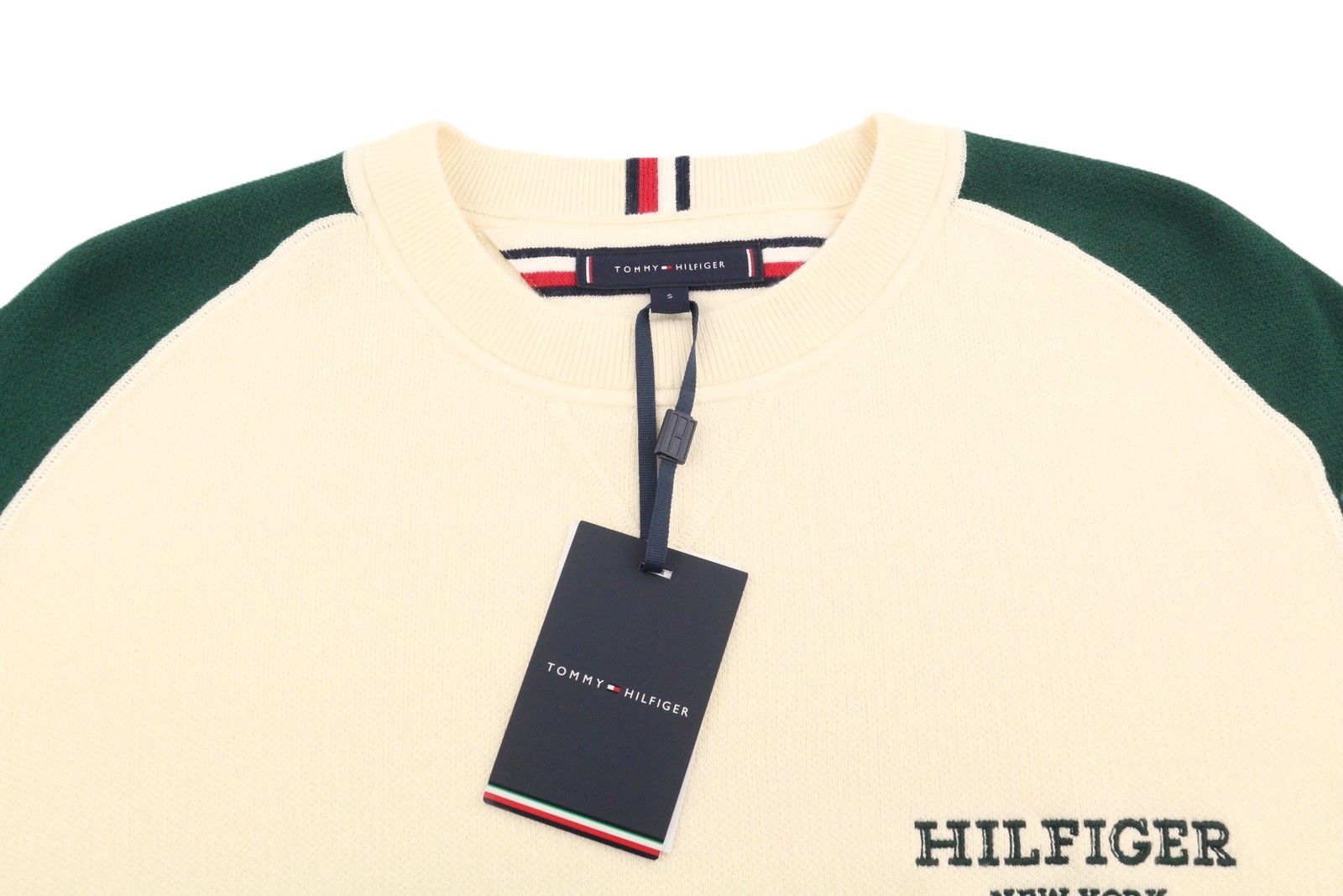 Tommy Hilfiger MONOTYPE BLOCK S Cotton Knit Jumper 87380 Size US S / EU 44-46 / 1 - 5 Thumbnail