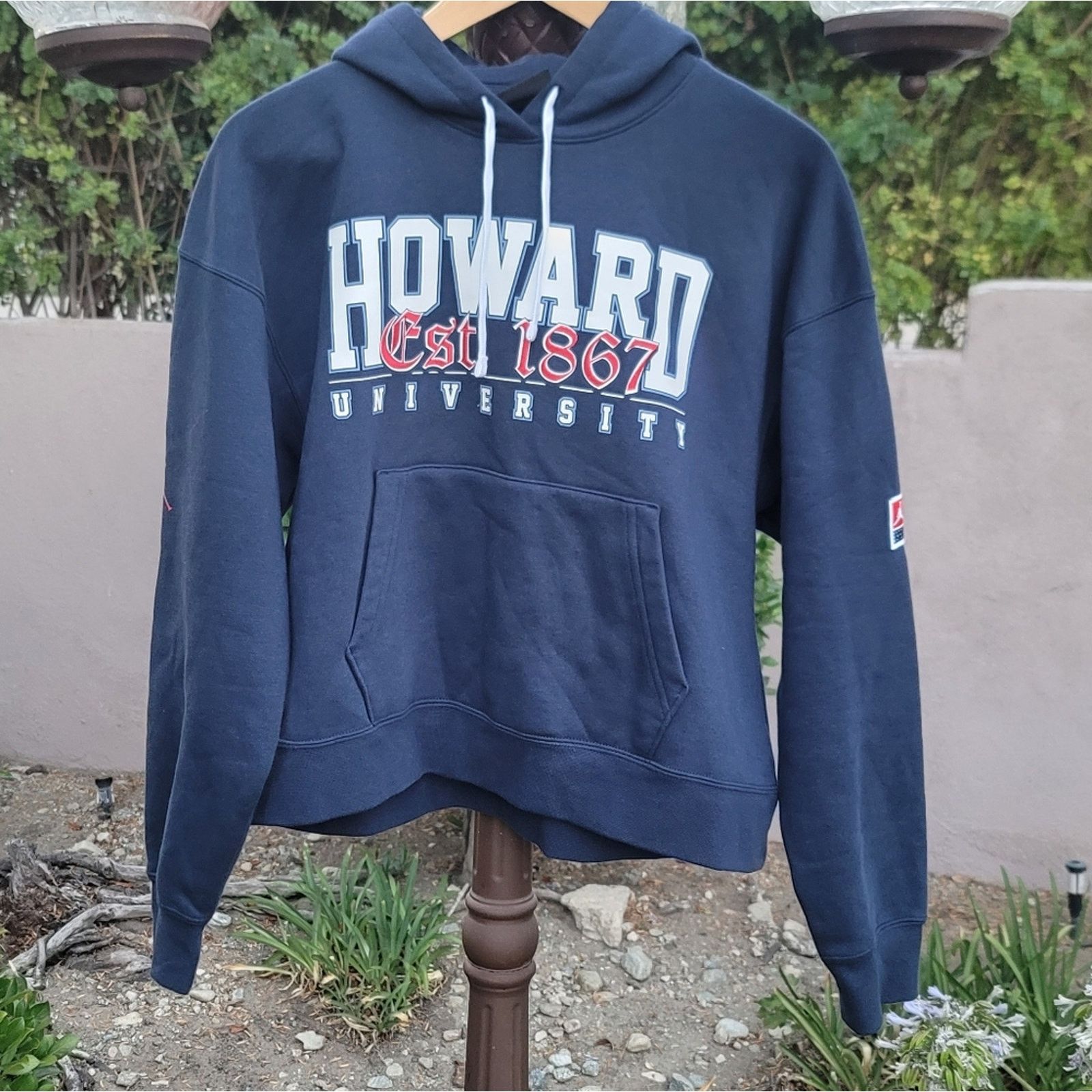 Jordan Brand Air Jordan X Howard University Pullover Hoodie Size XS / US 0-2 / IT 36-38 - 2 Thumbnail