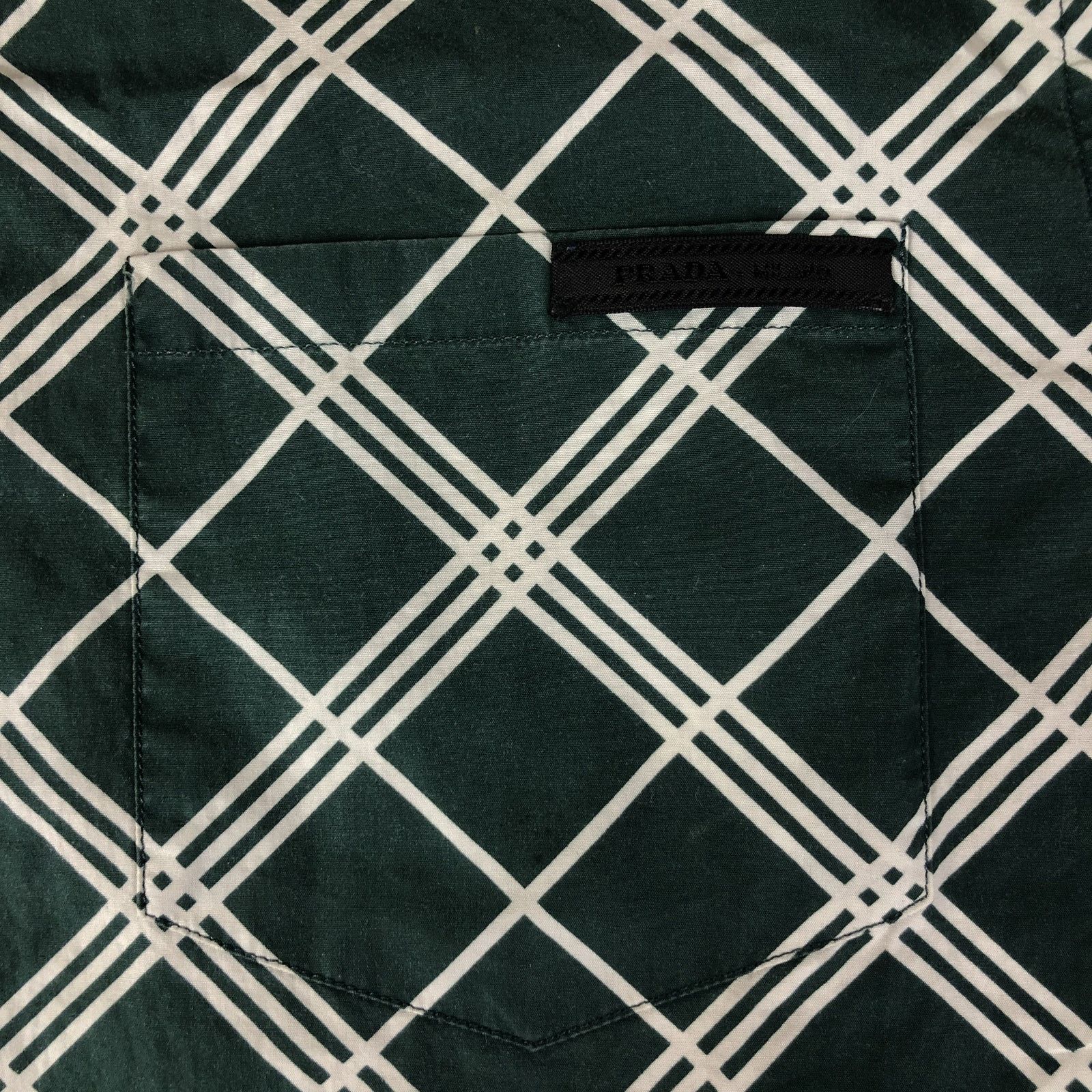 Prada Prada Shirt 2017 Striped Green Summer Size US M / EU 48-50 / 2 - 4 Thumbnail