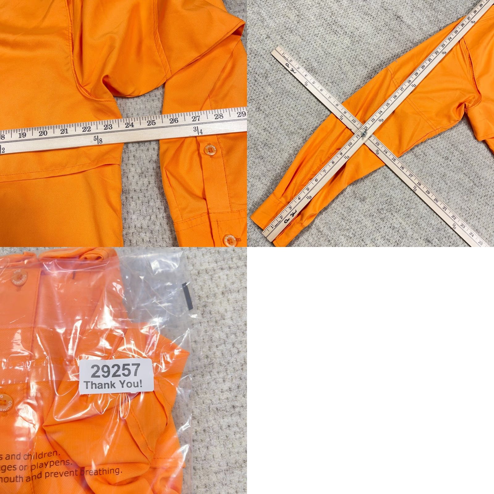 Vintage Columbia PFG Shirt Men Large Orange Button-Up Omni-Shade Size US L / EU 52-54 / 3 - 9 Thumbnail