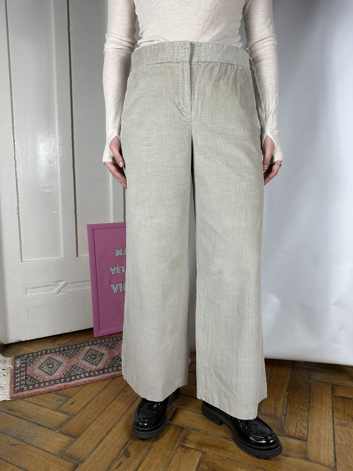 Max Mara S Max Mara Tania Corduroy Pants Size 32" / US 10 / IT 46 - 1 Thumbnail