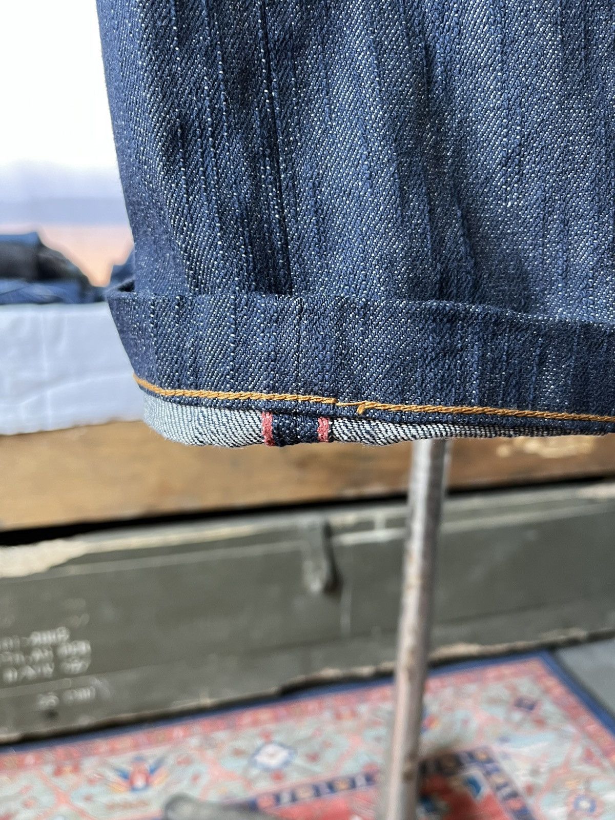 Pure Blue Japan RARE Pure Blue Japan Archive 2000s Flare Cut Selvedge Denim Size US 33 - 9 Thumbnail