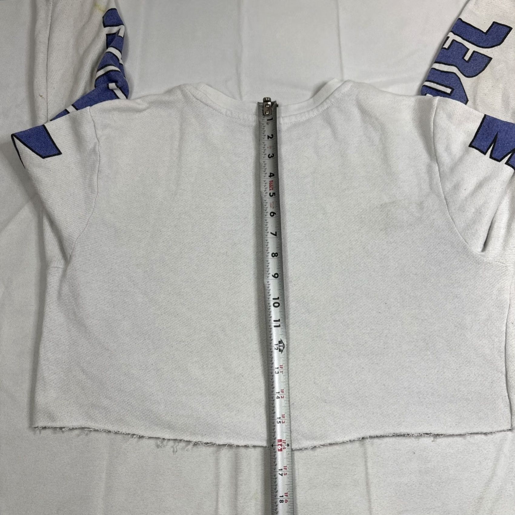 Vintage VINTAGE Marvel All Stars Pullover Sweatshirt Adult S White Cropped Belly Size S / US 4 / IT 40 - 7 Thumbnail