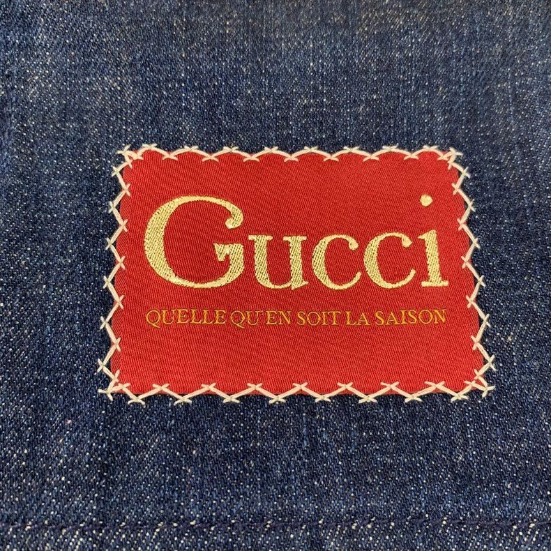 Gucci Gucci Denim Logo Print Dress for Women-2506 Size US 42 / EU 58 - 5 Thumbnail