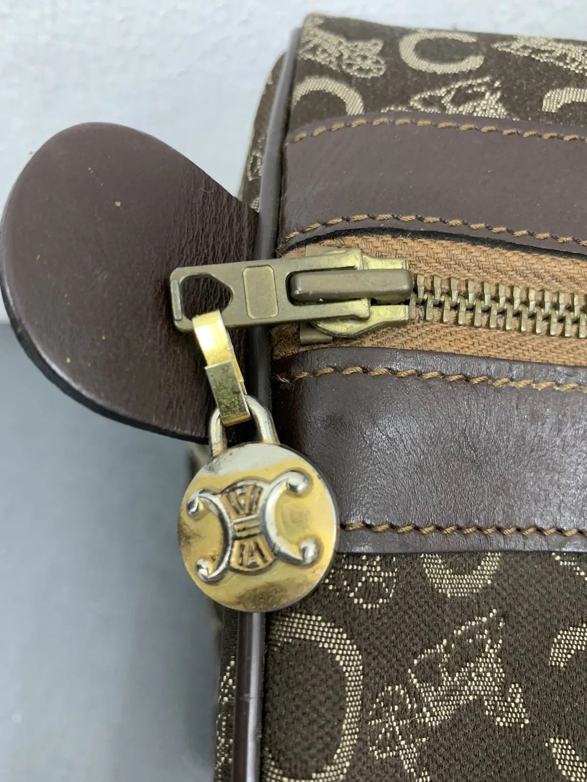 Celine Vintage Celine Monogram Handbag Size ONE SIZE - 3 Thumbnail