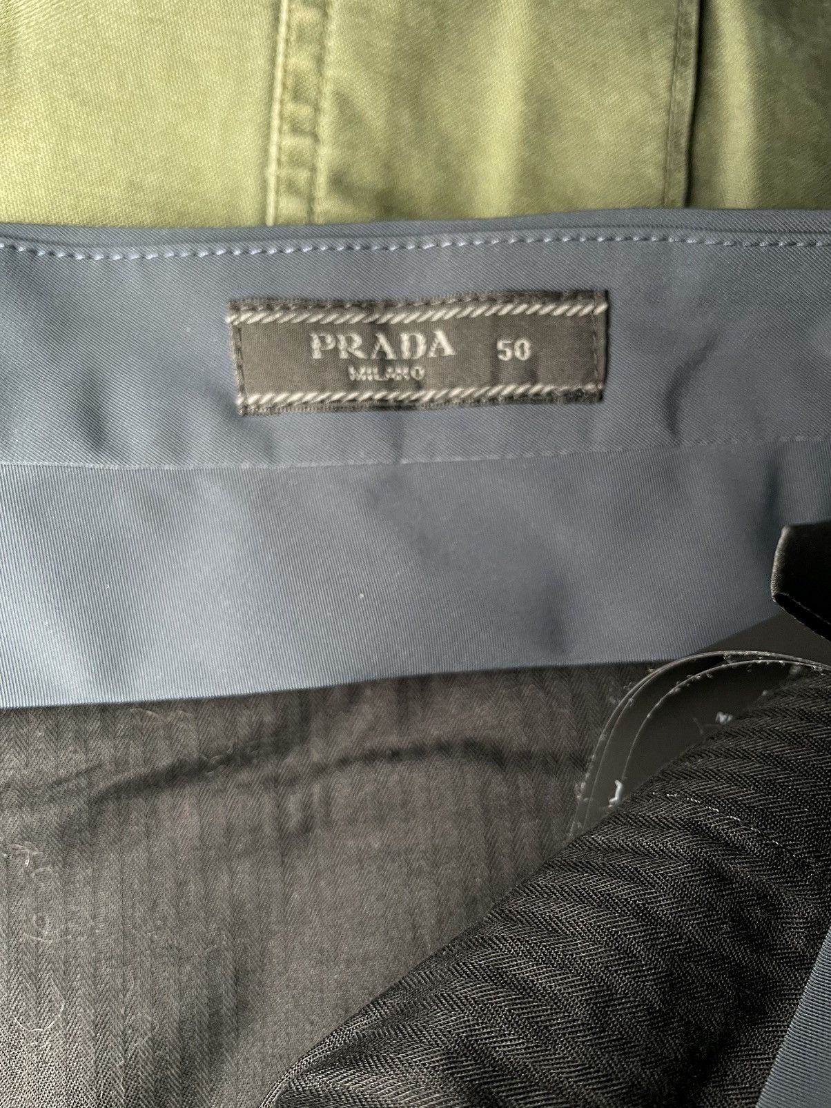 Prada Prada SS 2018 Gabardine Velcro Pants Size US 34 / EU 50 - 13 Thumbnail