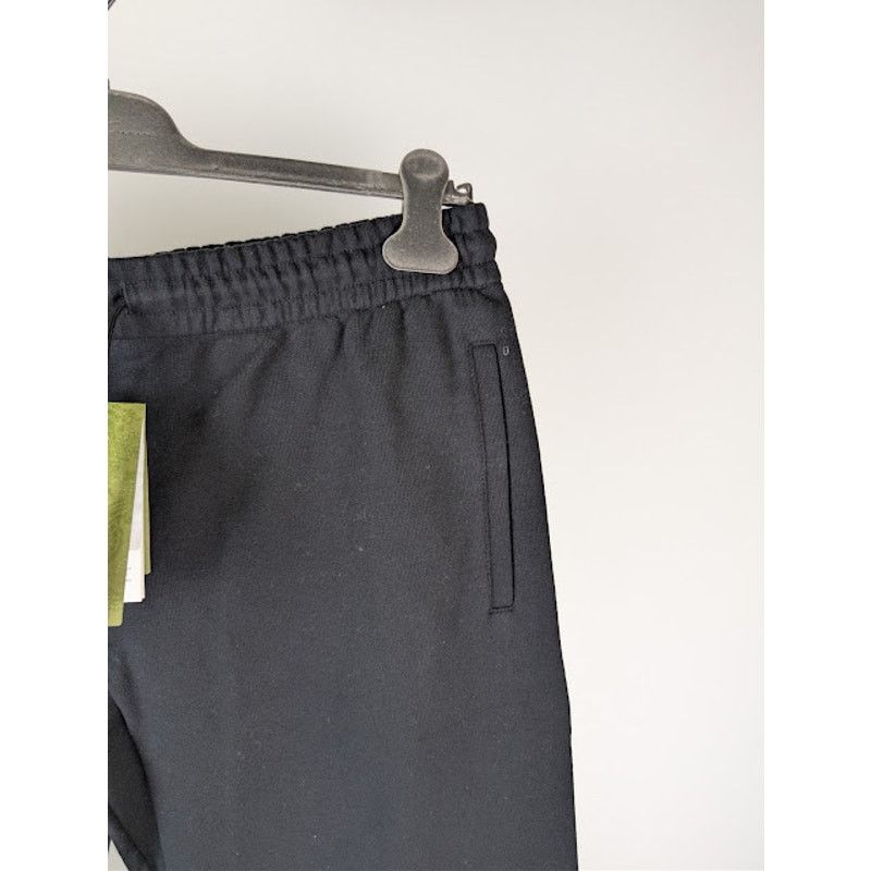 Gucci o1rshd1 Light Felted Cotton Jersey Jogging Pant in Black Size US 38 / EU 54 - 6 Thumbnail