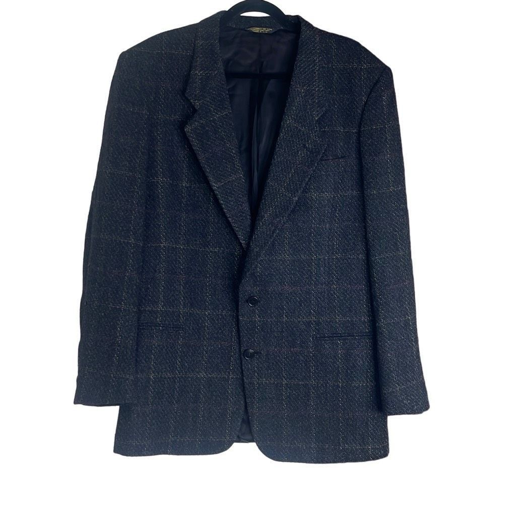 Pierre Cardin Vintage Pierre Cardin Mens Size 42R Wool Blazer Jacket Gray Size 42R - 1 Thumbnail