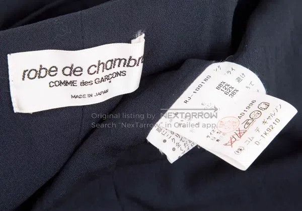 Comme des Garcons Comme Des Garcons Black Retro Chinese Design Top Size S / US 4 / IT 40 - 9 Thumbnail