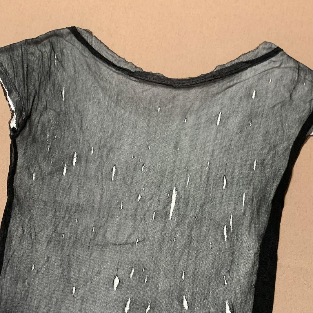 Yohji Yamamoto YOHJI YAMAMOTO damage layered design tee Size US S / EU 44-46 / 1 - 6 Thumbnail