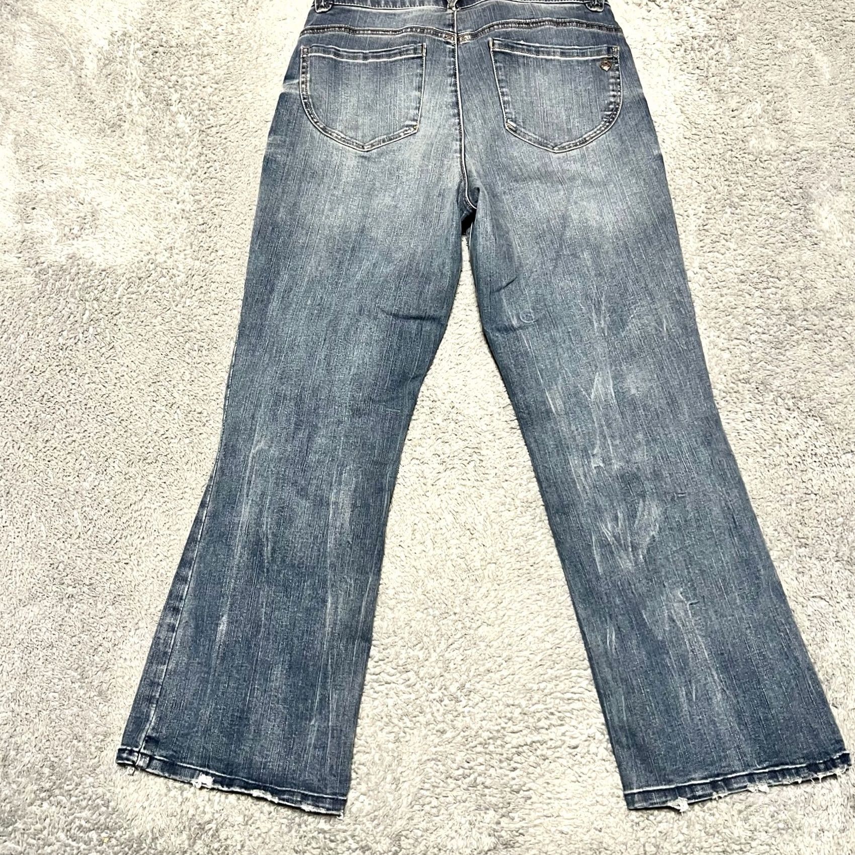 Vintage Democracy Jeans Womens Boot Ab Solution Stretch Cropped 8 Size 30" / US 8 / IT 44 - 3 Thumbnail
