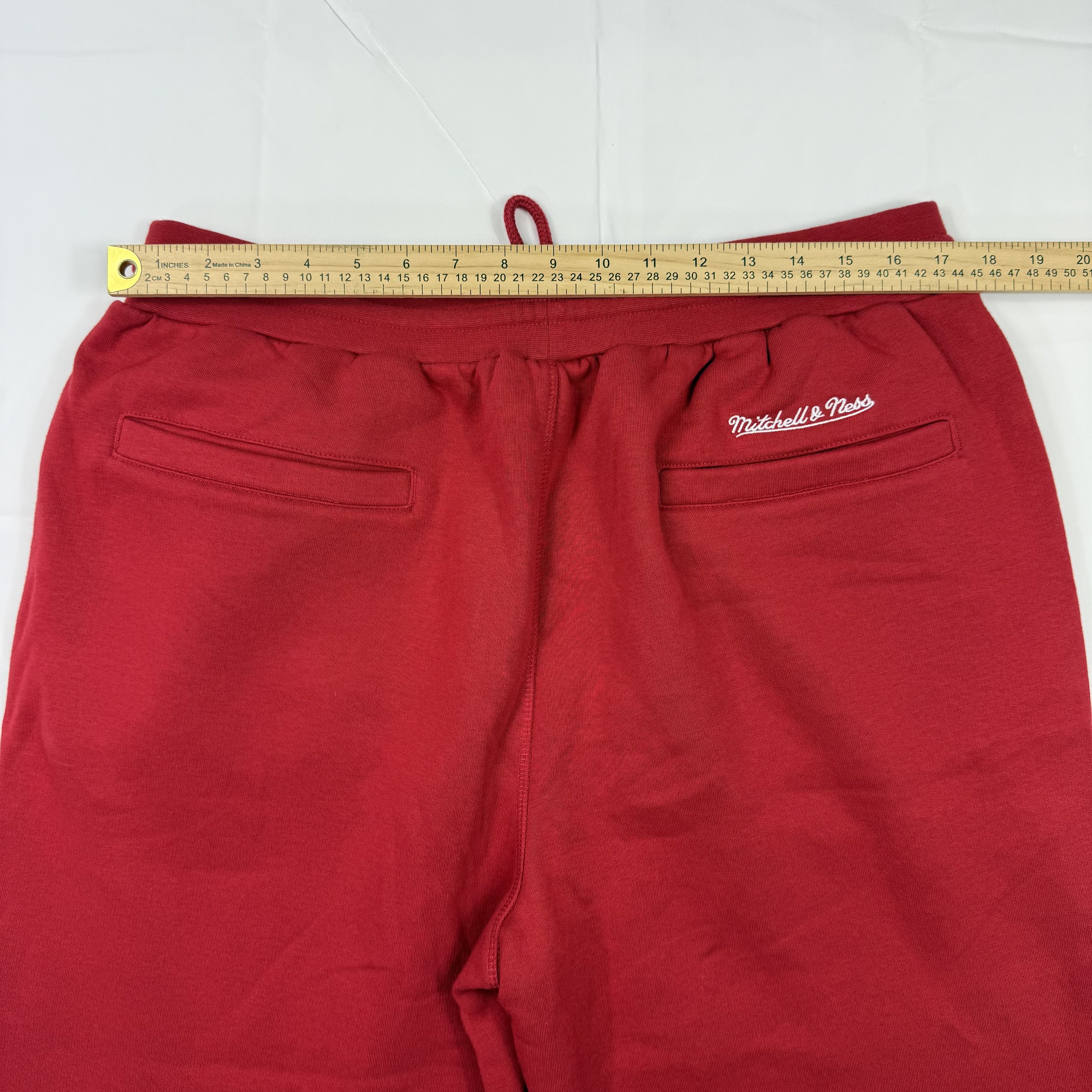 Mitchell & Ness Mitchell & Ness Mens XL Red Fleece Jogger Sweatpants Size US 40 / EU 56 - 9 Thumbnail