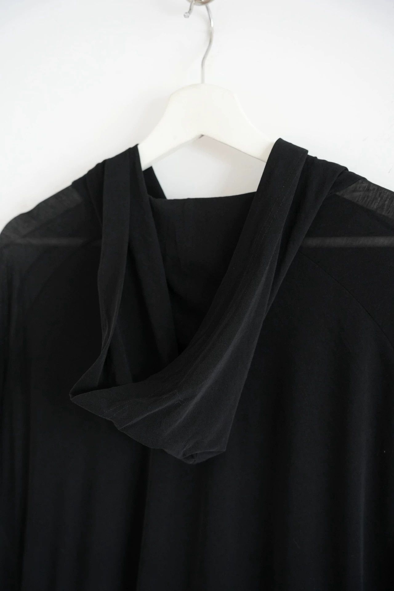 Yohji Yamamoto Yohji Yamamoto 24SS Mens Asym Hooded Long Cardigan Size US L / EU 52-54 / 3 - 6 Thumbnail