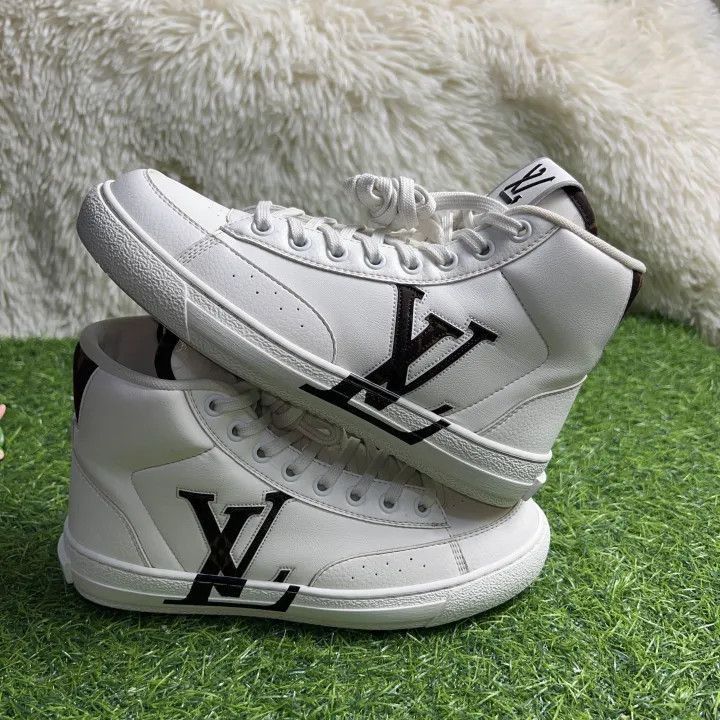 Louis Vuitton Louis Vuitton Charlie White High-Top Sneakers -2508 Size US 5 / IT 35 - 3 Thumbnail