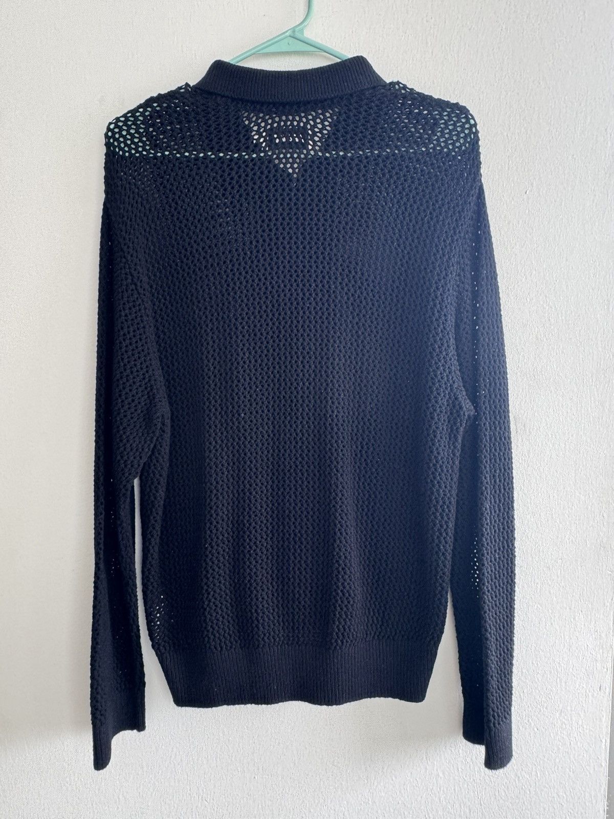 Palace Rib Knit Long-Sleeve Polo Size US M / EU 48-50 / 2 - 2 Thumbnail