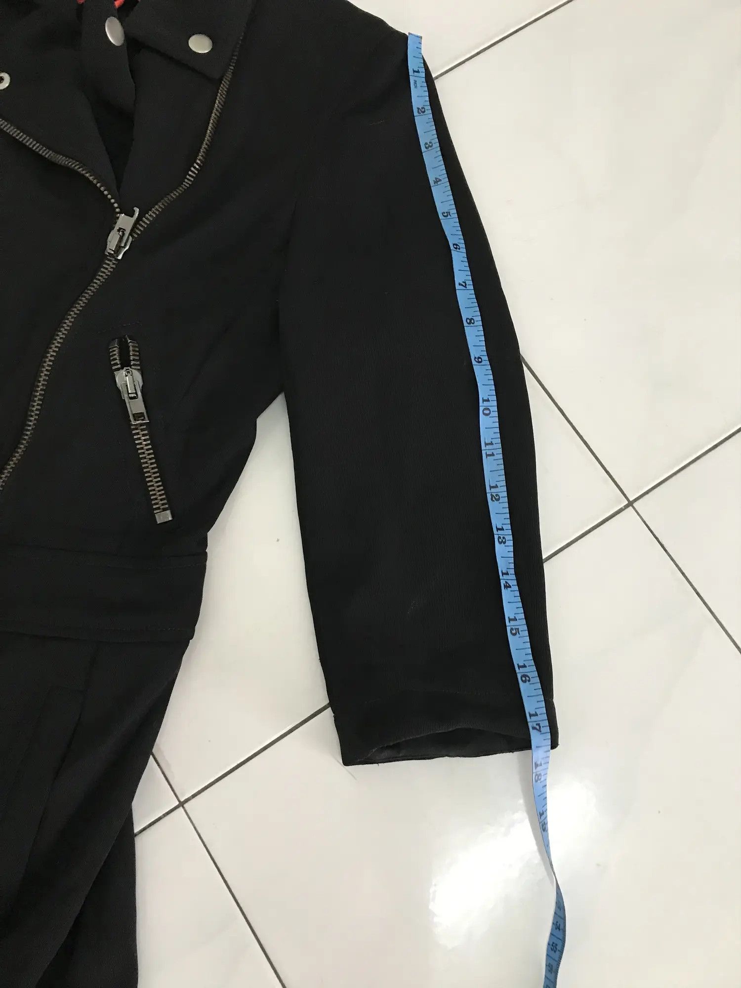 Armani Exchange Armani Schott Style Long Zipper Jacket Size US XS / EU 42 / 0 - 8 Thumbnail