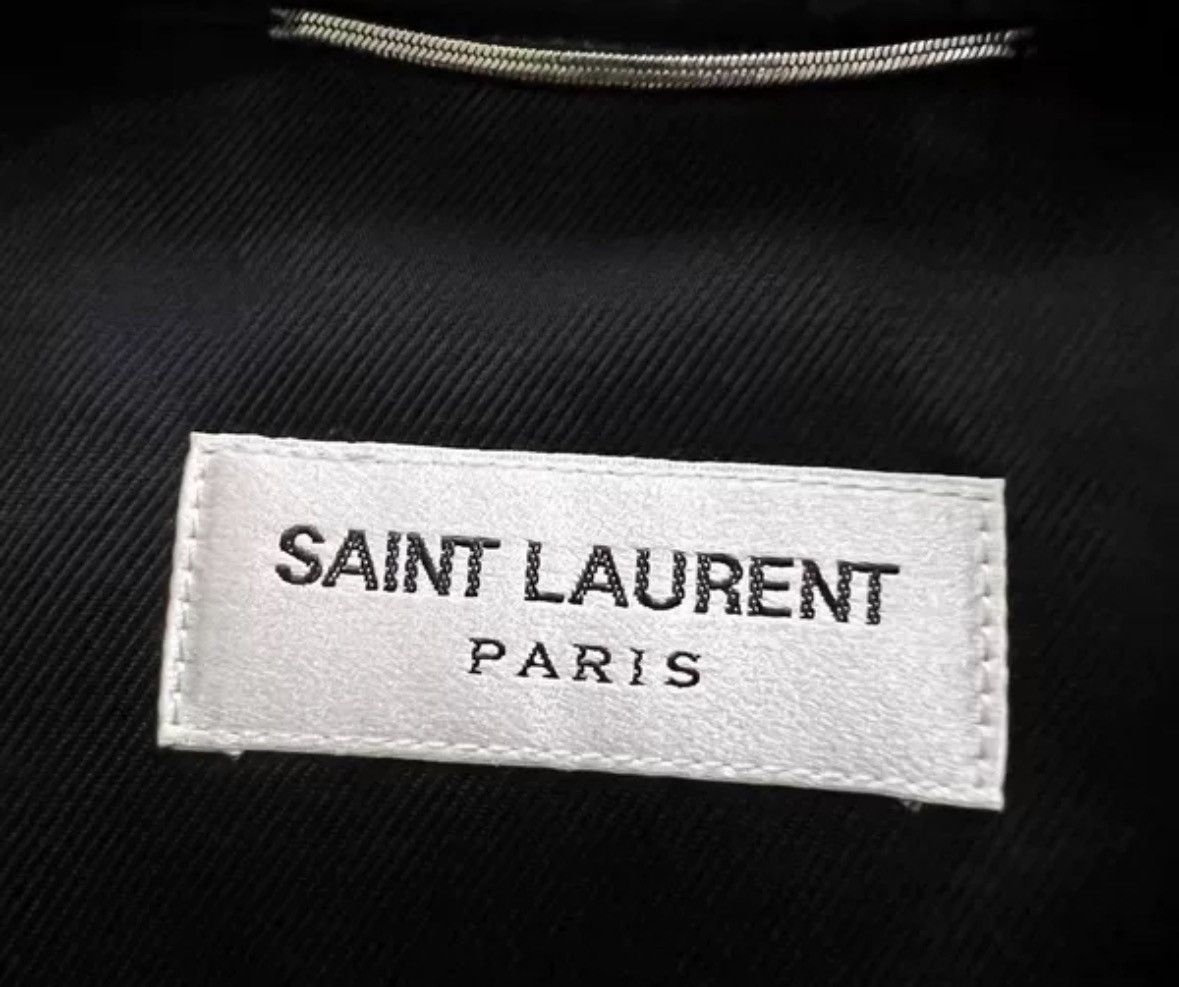 Saint Laurent Paris × Yves Saint Laurent SAINT LAURENT SLP black glossy jacket 2412-Nextarrow Size US M / EU 48-50 / 2 - 3 Thumbnail