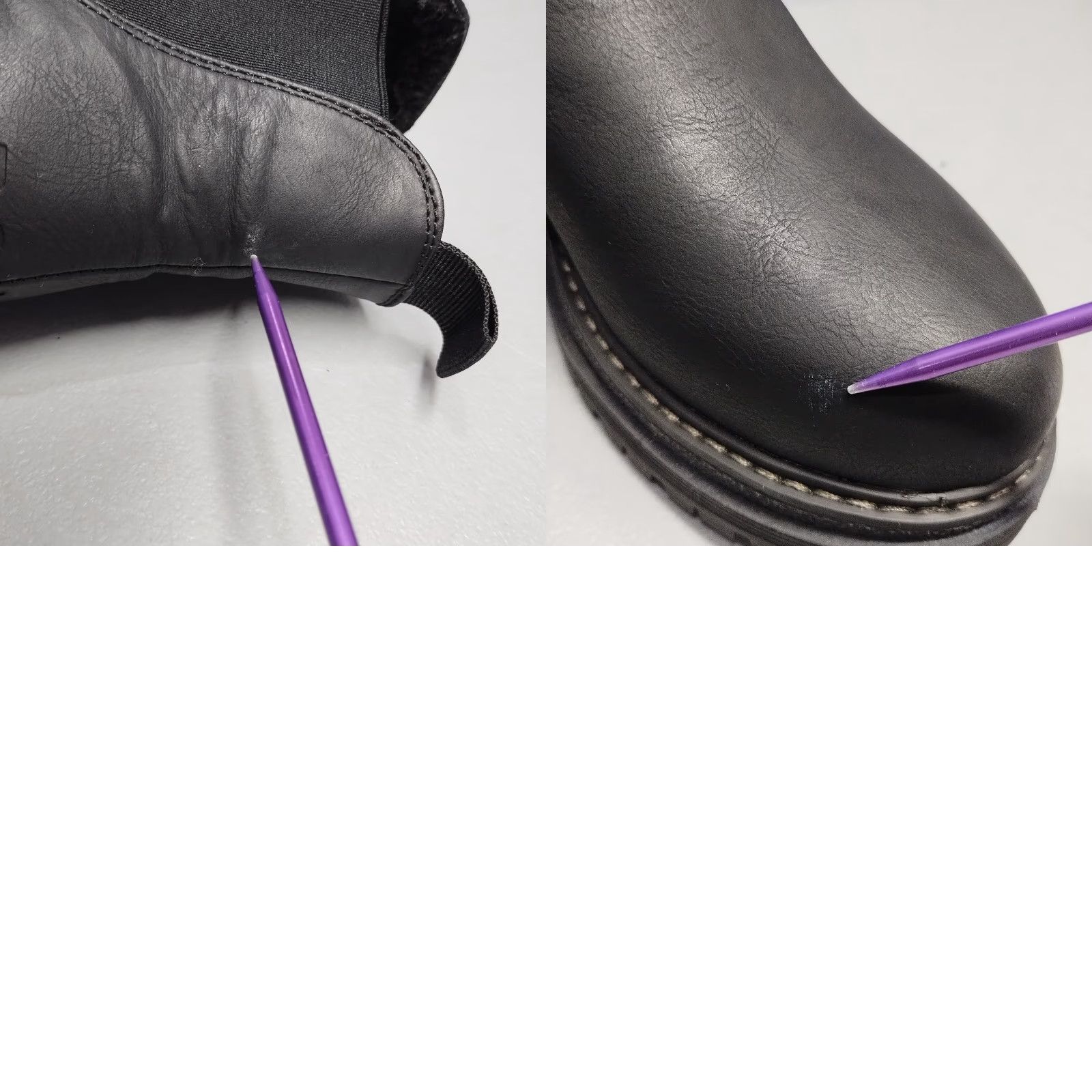 Vintage ROXY Womens, Chelsea, Boots - Roxy Lorena II Chelsea - Size 8.5 - Black Upper Synthetic - Almond Toe - Slip On - 8.5 Womens Boots Size US 9 / IT 39 - 8 Thumbnail