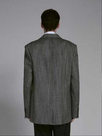 Marni o1w1db10125 Wool Jacket in Grey Size US L / EU 52-54 / 3 - 2 Thumbnail
