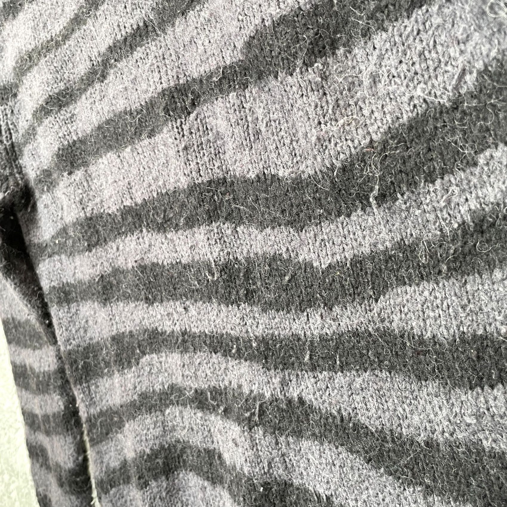 7 For All Mankind 7 For All Mankind Sweater Mens Small Gray Zebra Wool Blend Stretch Tight Knit Shirt Pullover Casual Travel Workwear Mens Size US S / EU 44-46 / 1 - 7 Thumbnail