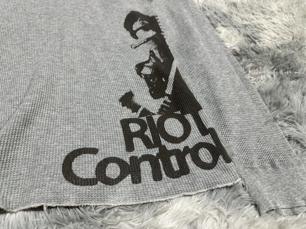 Hysteric Glamour Sick Y2K Obsession Riot Control Waffle Long Sleeve Shirt Size US XL / EU 56 / 4 - 1 Thumbnail