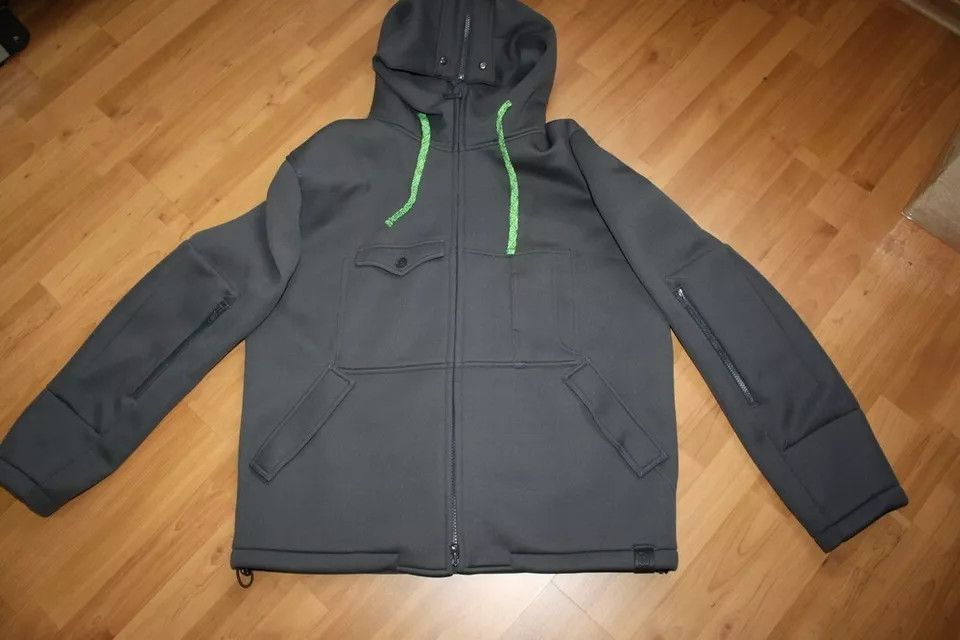 Y-3 Jacket hoodie neoprene Yohji Yamamoto Adidas Y-3 Size US XL / EU 56 / 4 - 5 Thumbnail