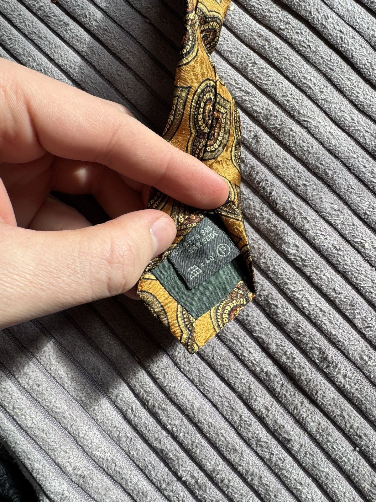 Ermenegildo Zegna Ermenegildo Zegna Cravatte Silk Tie Casual Designer luxury Size ONE SIZE - 3 Thumbnail