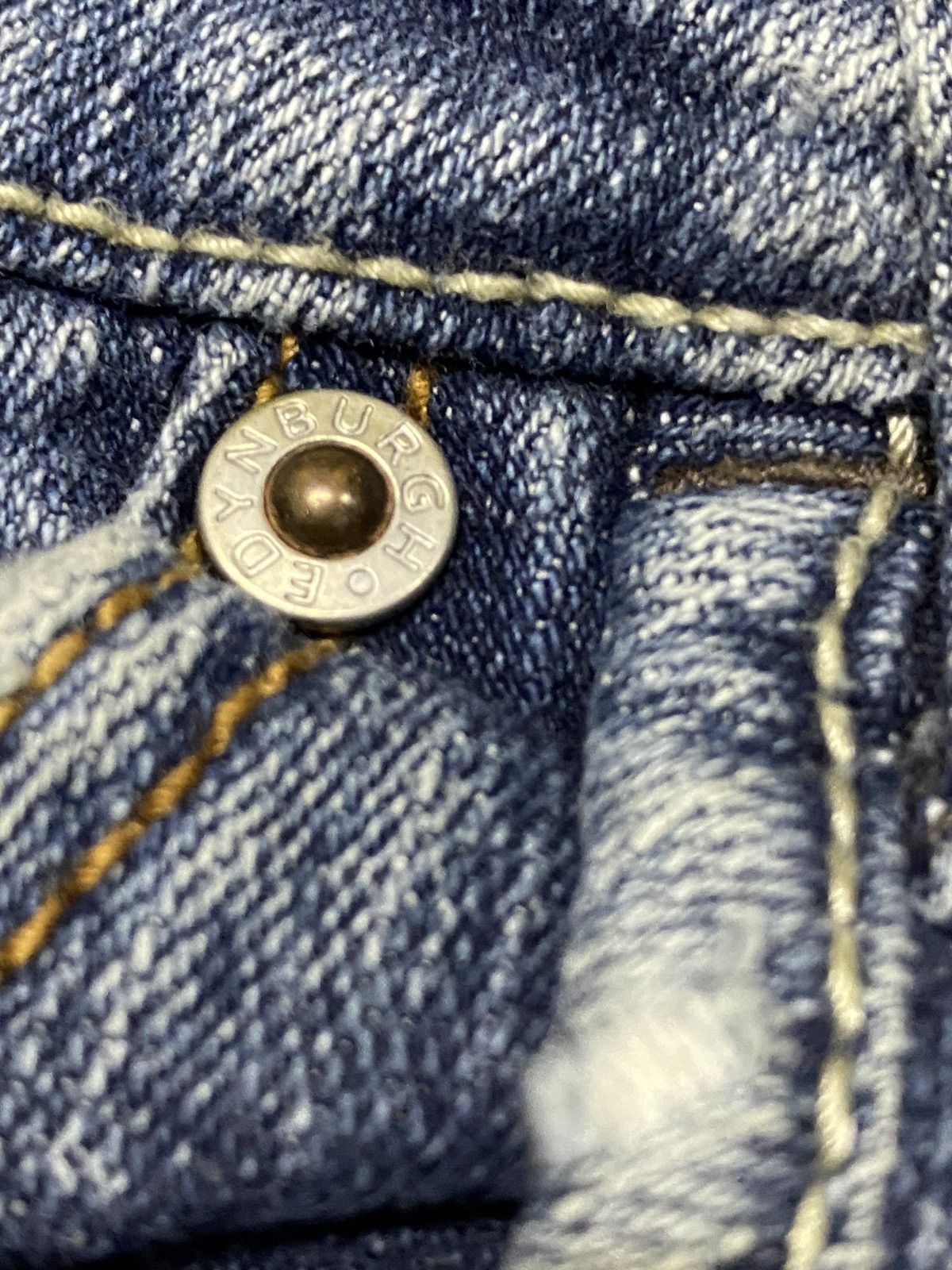 Japanese Brand Vintage Japanese Brands Blue Wash Distressed Flare Jeans Size US 29 - 10 Thumbnail