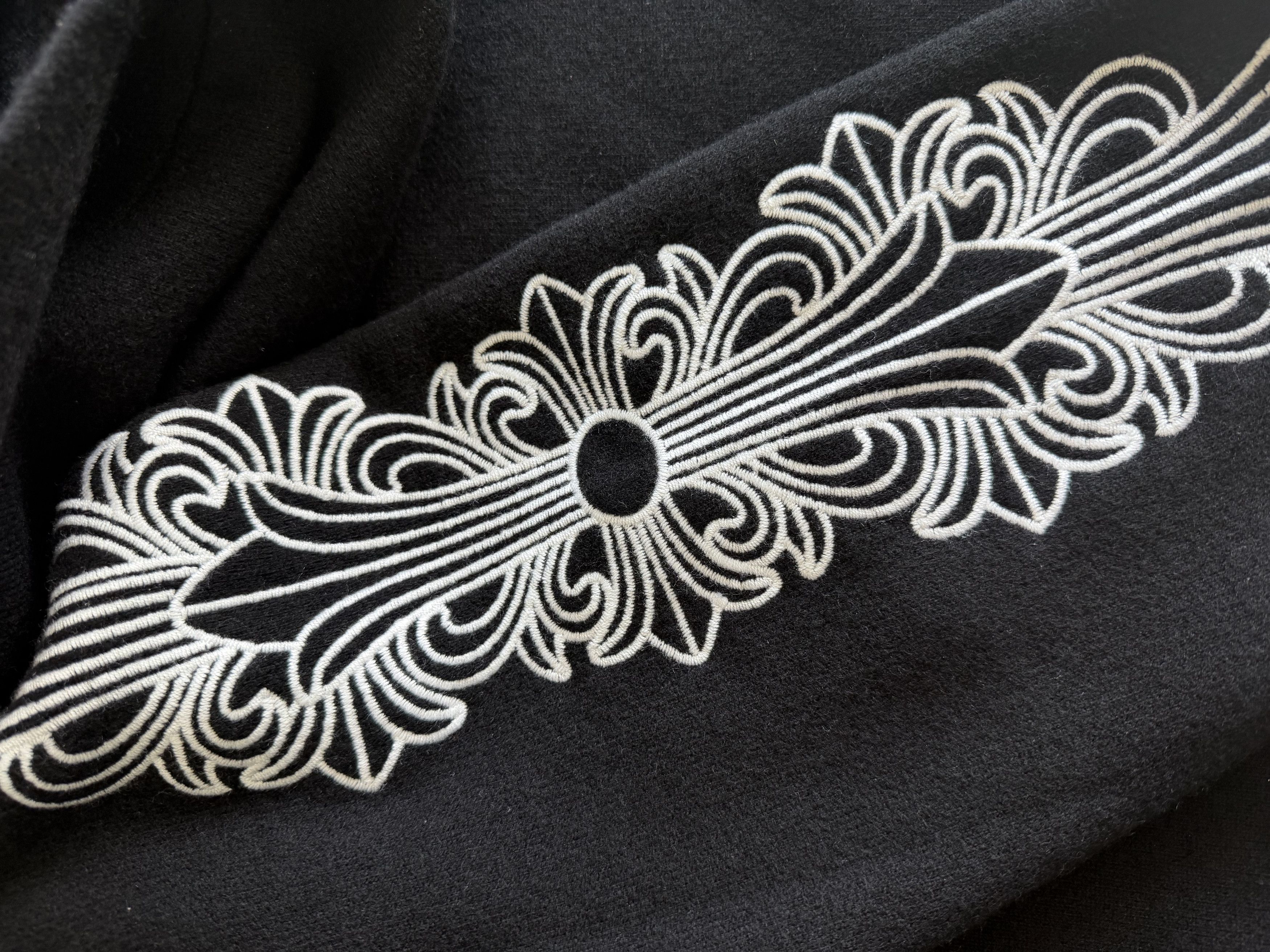 Chrome Hearts ChromeHearts Cashmere Hoodie Floral Size US L / EU 52-54 / 3 - 3 Thumbnail