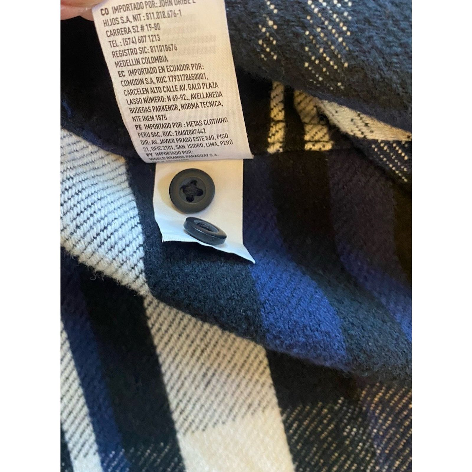 American Eagle Outfitters American Eagle Shirt Mens M Blue Flannel Detachable Hood Size US M / EU 48-50 / 2 - 10 Thumbnail