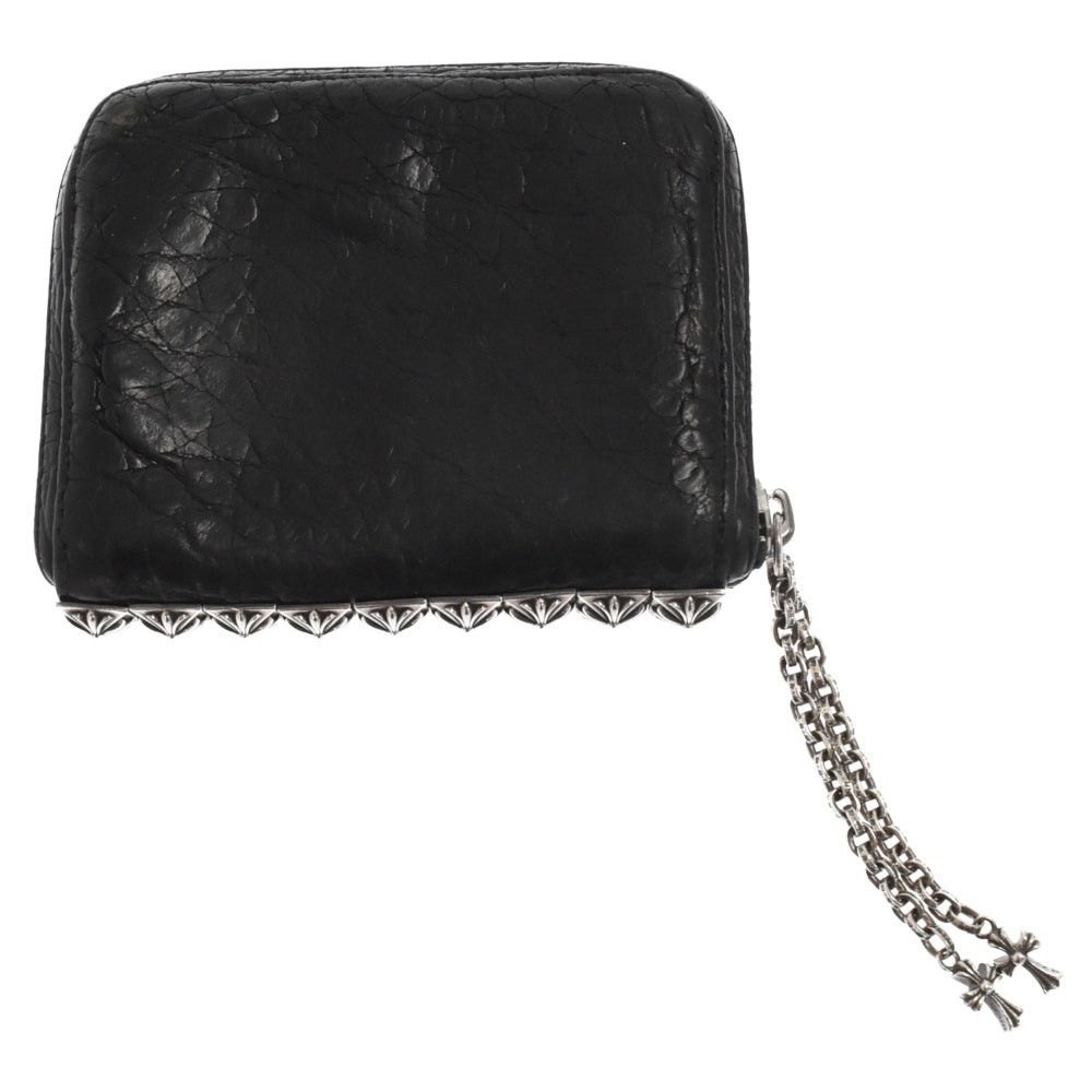 Chrome Hearts Chrome Hearts 3 Side Zip Alligator Wallet Black 