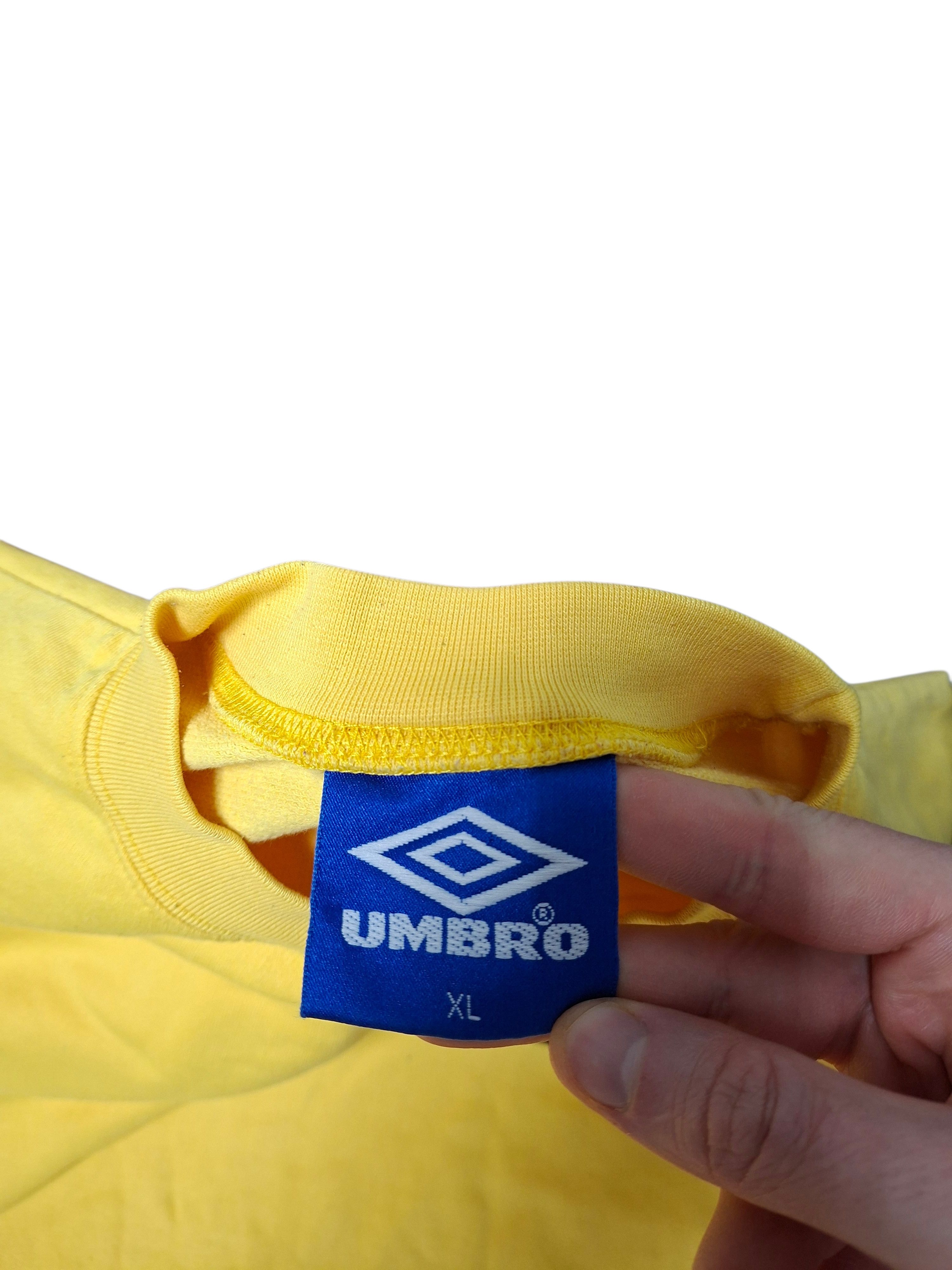 Umbro UMBRO VINTAGE 90S YELLOW SWEATSHIRT Size US XL / EU 56 / 4 - 5 Thumbnail