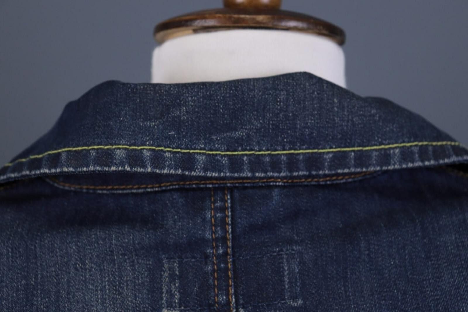 Escada Escada Blue Denim Three Button Blazer Jacket Size 36 Size M / US 6-8 / IT 42-44 - 10 Thumbnail