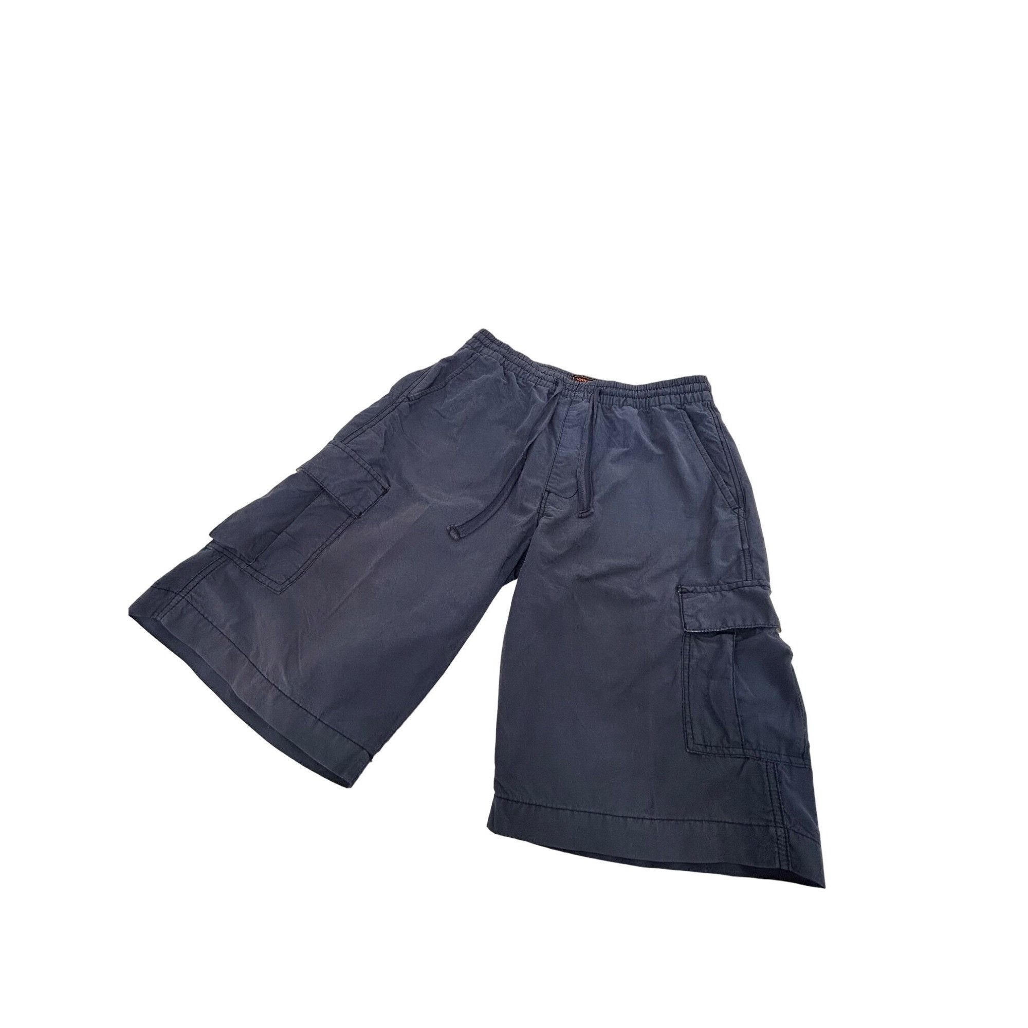 Other Wear First Men’s Cargo Shorts Navy Blue 36 Cotton Nylon Draw Size US 36 / EU 52 - 9 Thumbnail