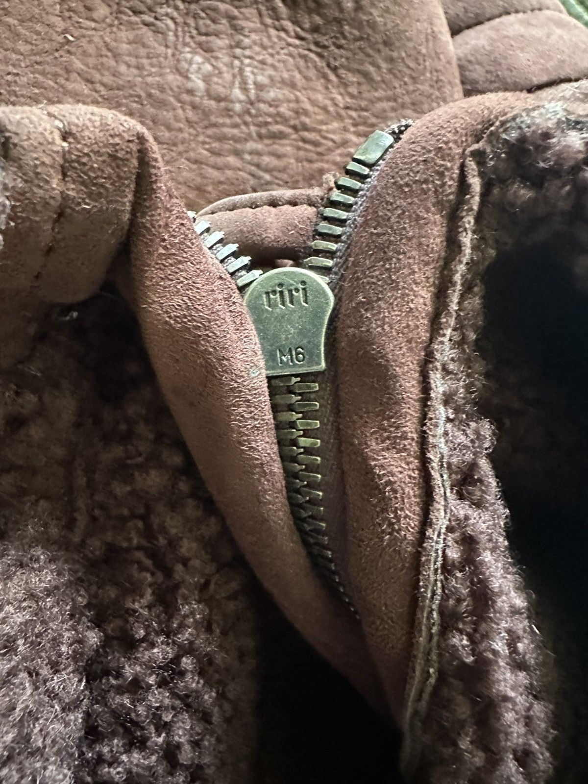 Loewe ❤️VINTAGE❤️ LOEWE LEATHER SHEARSLING LONG JACKETS Size S / US 4 / IT 40 - 12 Thumbnail