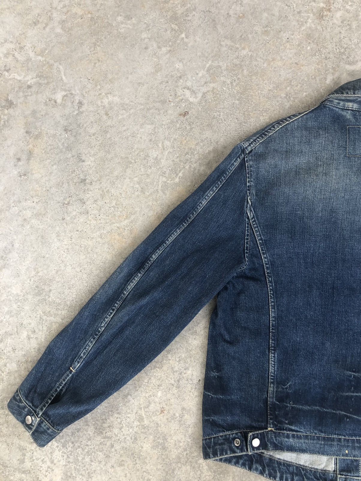 Levi's Y2k Levis Engineered Type 1 Denim Jacket Distressed Size US L / EU 52-54 / 3 - 11 Thumbnail