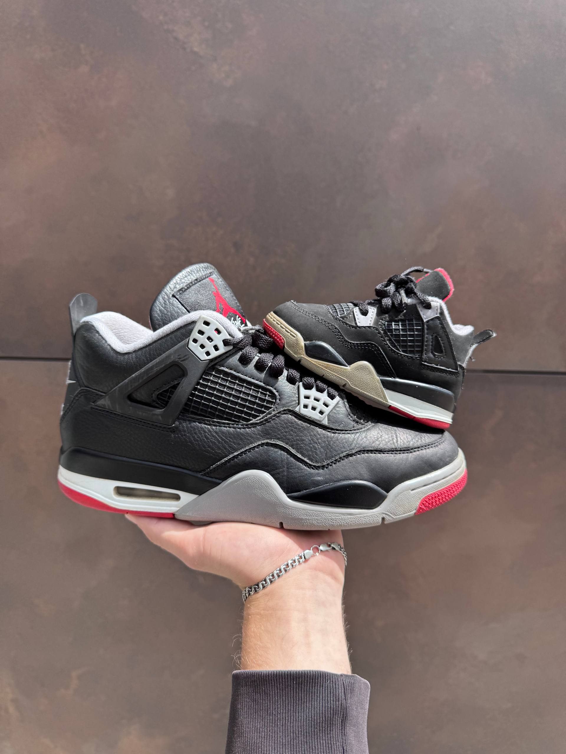 Jordan Brand Air Jordan 4 Retro Bred Reimagined FV5029-006 Size US 9.5 / EU 42-43 - 9 Thumbnail