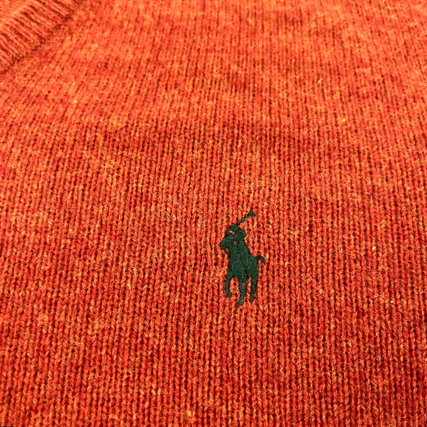 Polo Ralph Lauren Polo Ralph Lauren Sweater Men's XL Lambswool Burnt Orange V-Neck Pullover Size US XL / EU 56 / 4 - 3 Thumbnail