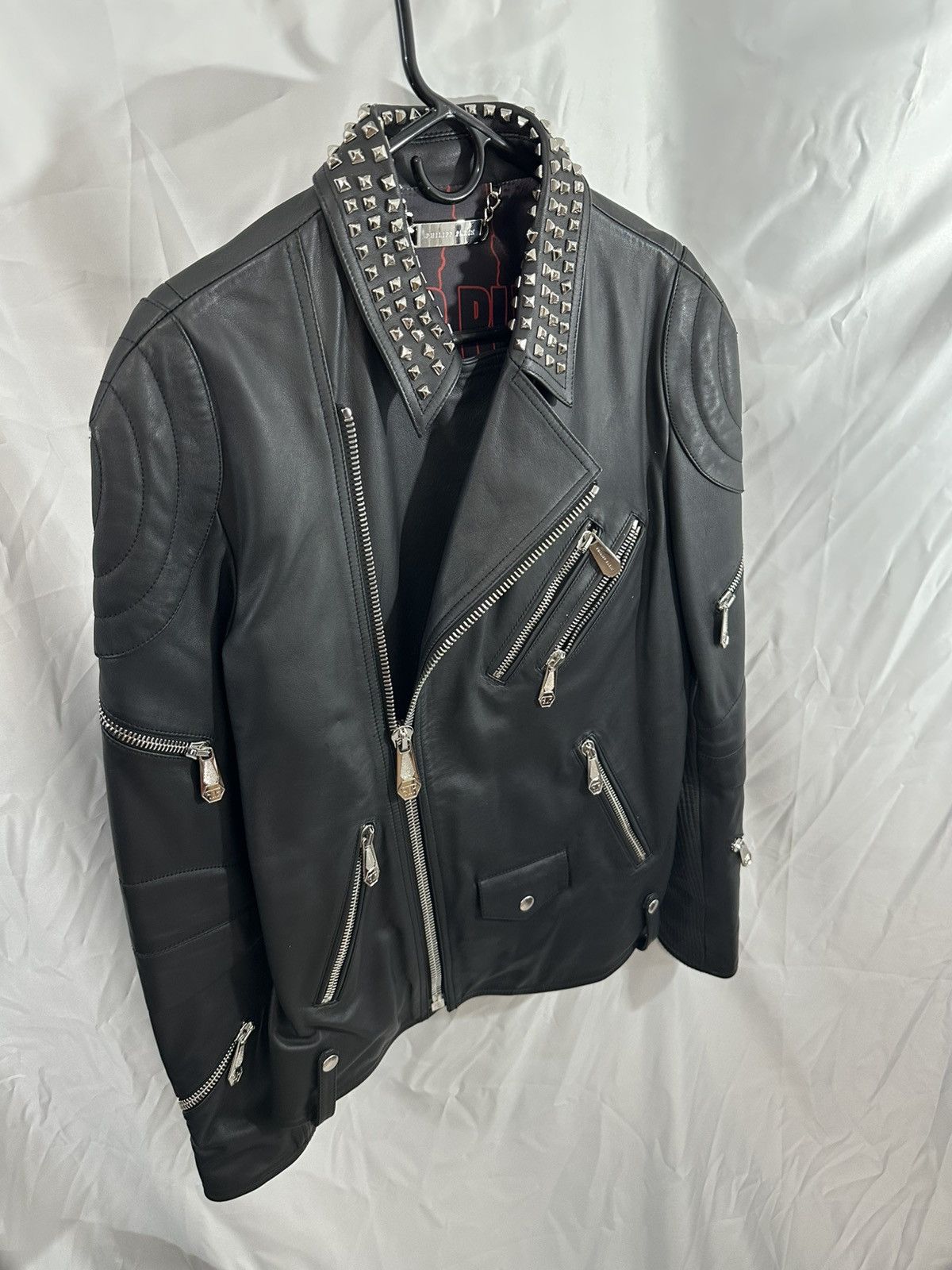 Philipp Plein PHILIPP PLEIN LEATHER SKULL JACKET Size US L / EU 52-54 / 3 - 2 Thumbnail