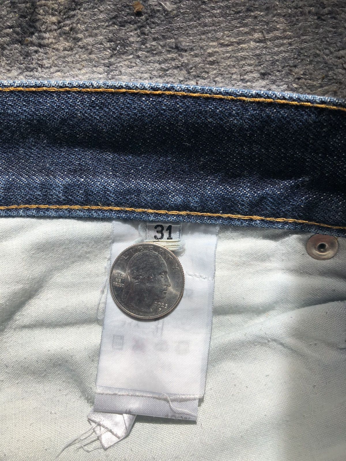 Helmut Lang 1998 Helmut Lang Vintage Denim Jeans Size US 31 - 4 Thumbnail