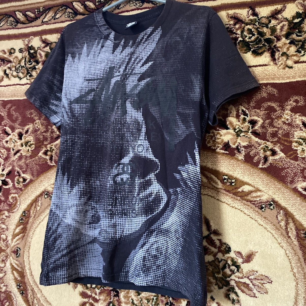 Stussy × Vintage Vintage Stussy Overprint Tee Punk Head Y2K Sk8 Style Size US S / EU 44-46 / 1 - 3 Thumbnail