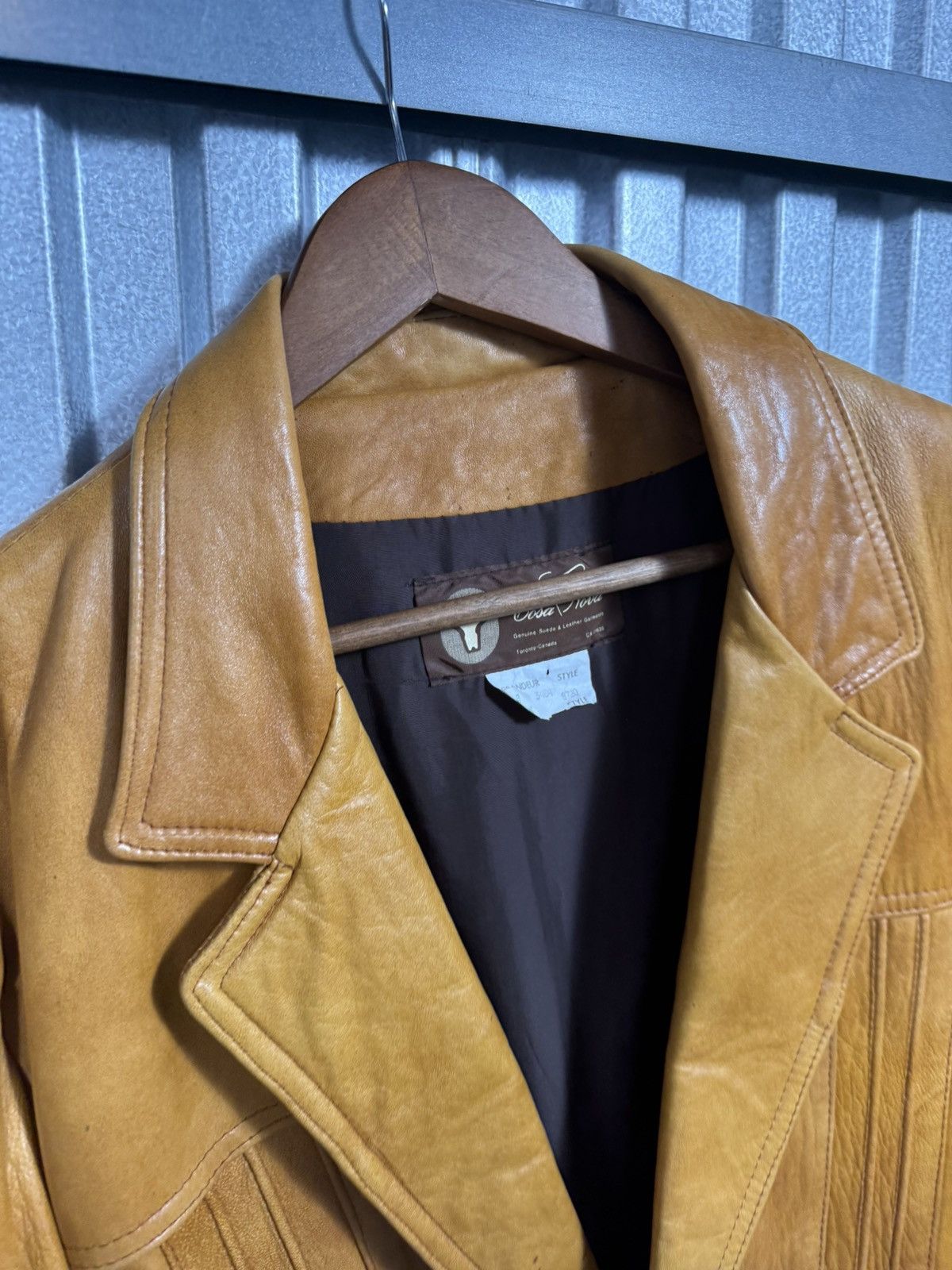 Cosa Nova 70s Vintage Casa Nova Leather Western Tuxedo Cowboy Jacket Size US L / EU 52-54 / 3 - 9 Thumbnail