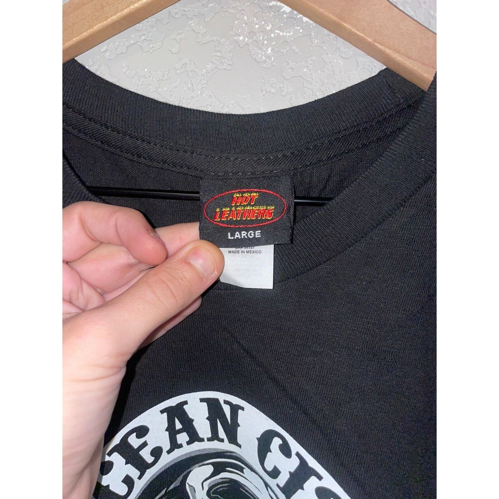Other Ocean City Biker Shirt Maryland Skull Graphic Black L Tee Size US L / EU 52-54 / 3 - 4 Thumbnail
