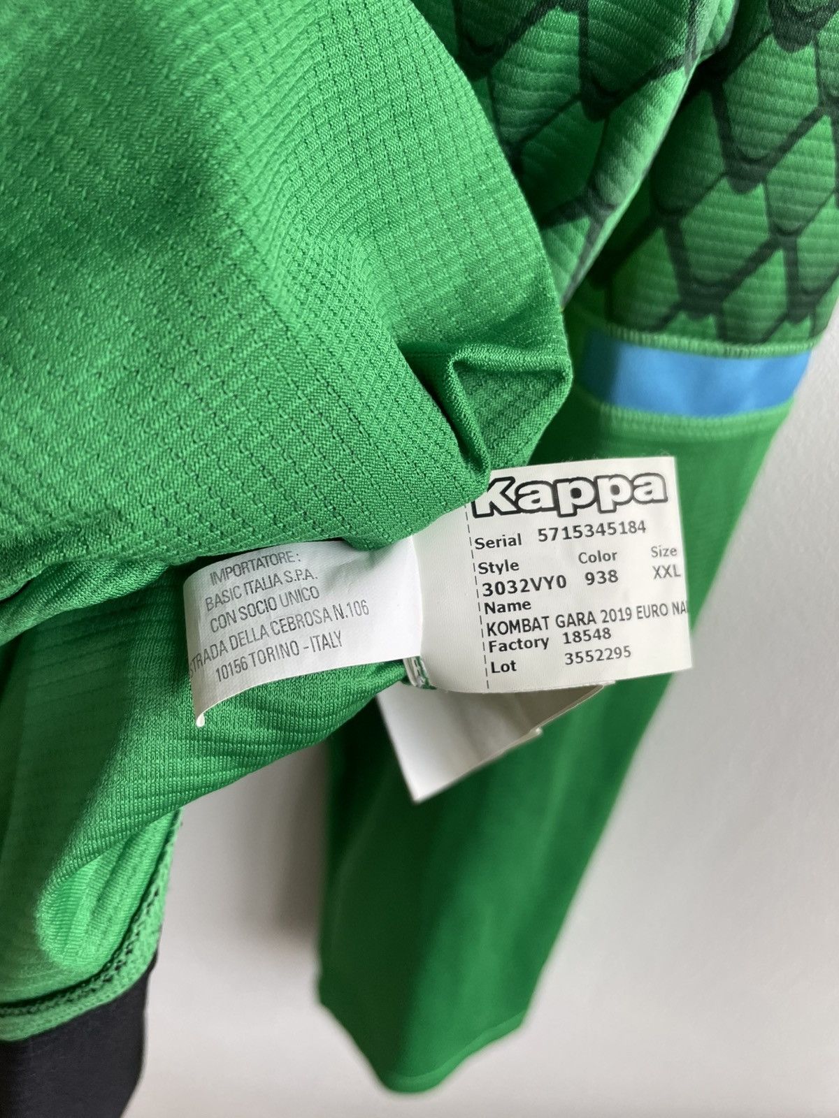 Vintage Napoli 2018 2019 Goalkeeper Home Shirt Football Soccer Jersy Size US XXL / EU 58 / 5 - 25 Thumbnail