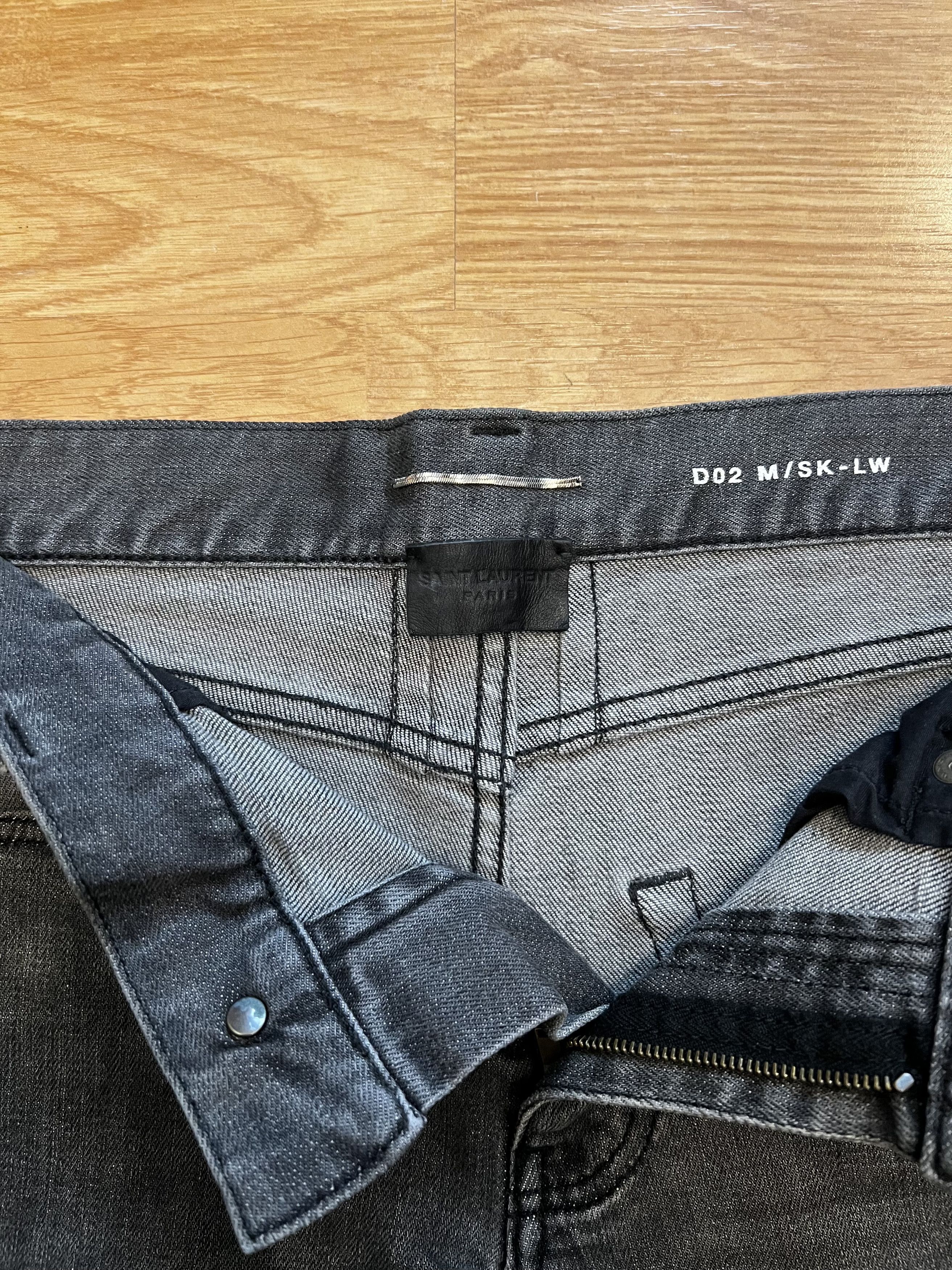 Saint Laurent Paris Saint Laurent Skinny Jeans D02 2013 Grey Size US 29 - 11 Thumbnail