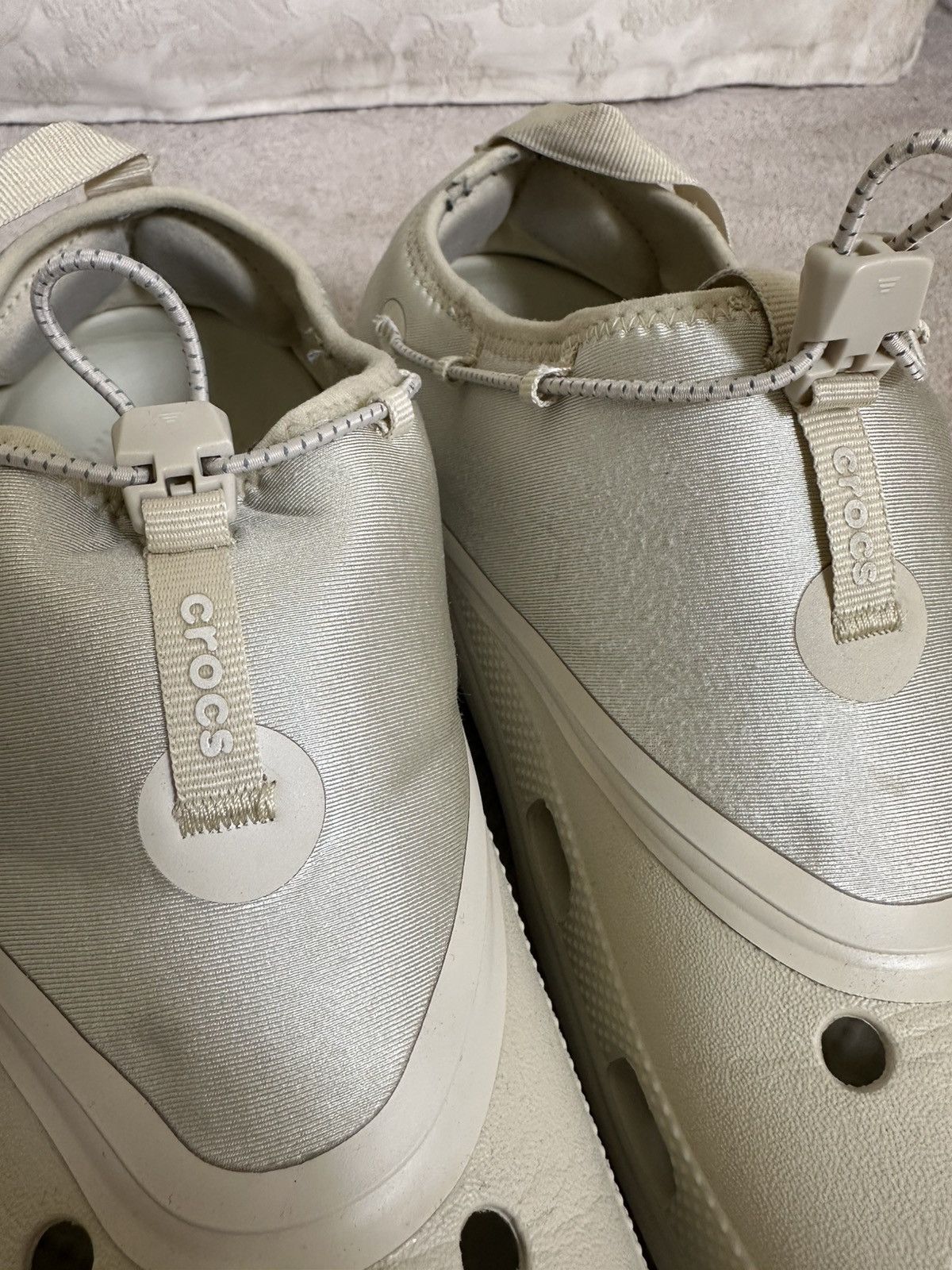Crocs × Satisfy Crocs x Satisfy Trail Clog Technical Running Shoe Bone Beige Size US 11 / EU 44 - 6 Thumbnail