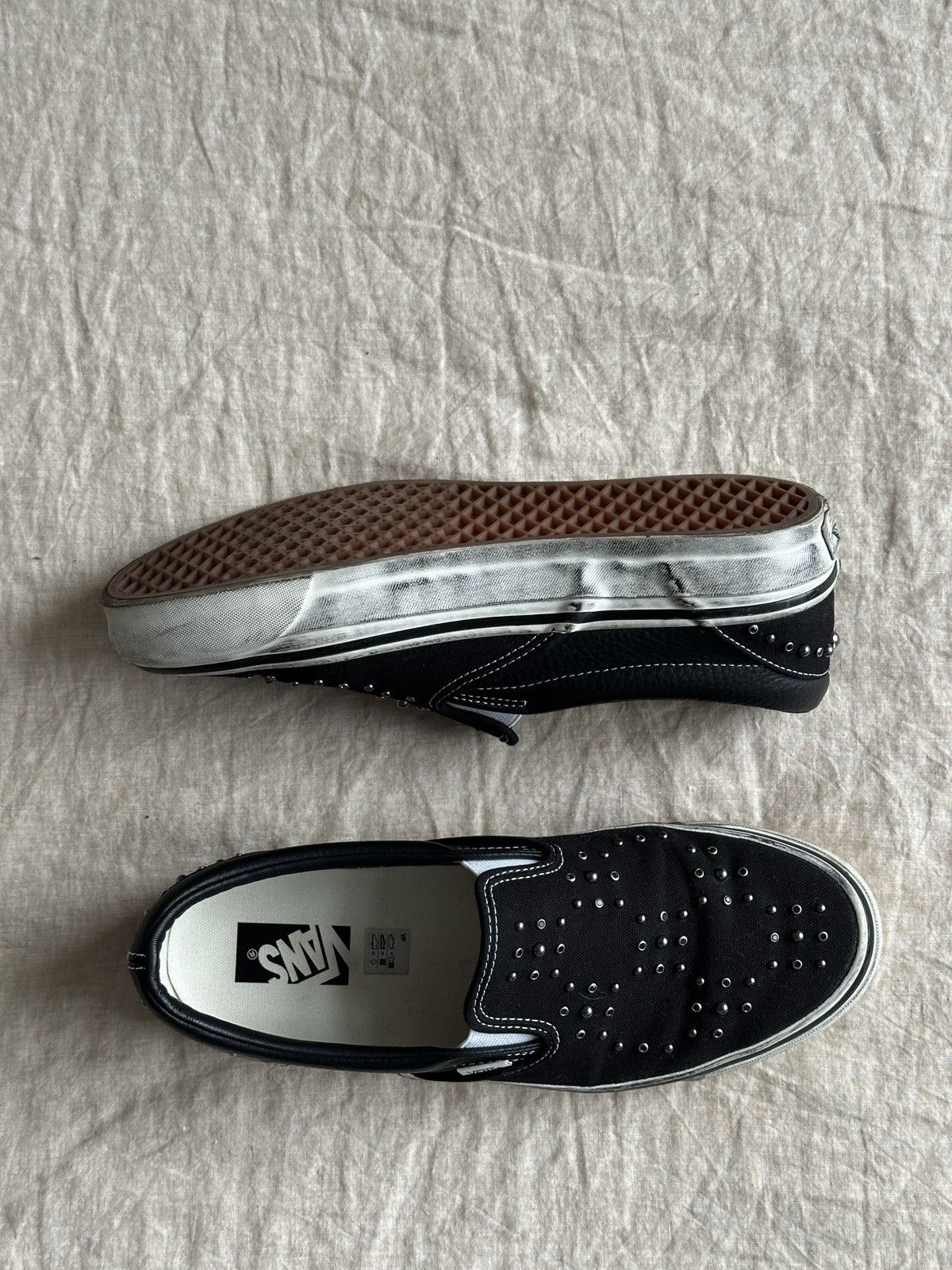 Vans VANS X TAKASHI MURAKAMI SLIP-ON LX FLOWER SILVER LINE | Grailed
