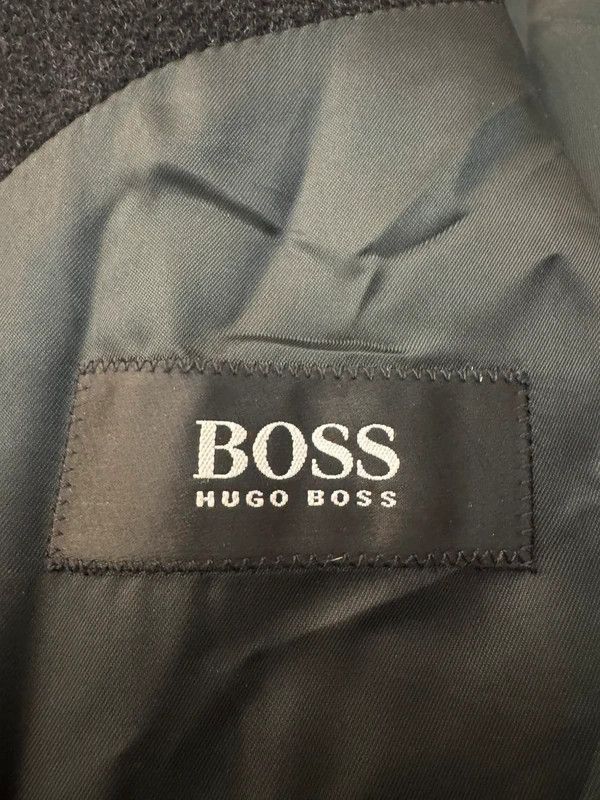 Hugo Boss Hugo Boss Bertone Wool Black Long Coat Oversize size L Size US L / EU 52-54 / 3 - 13 Thumbnail
