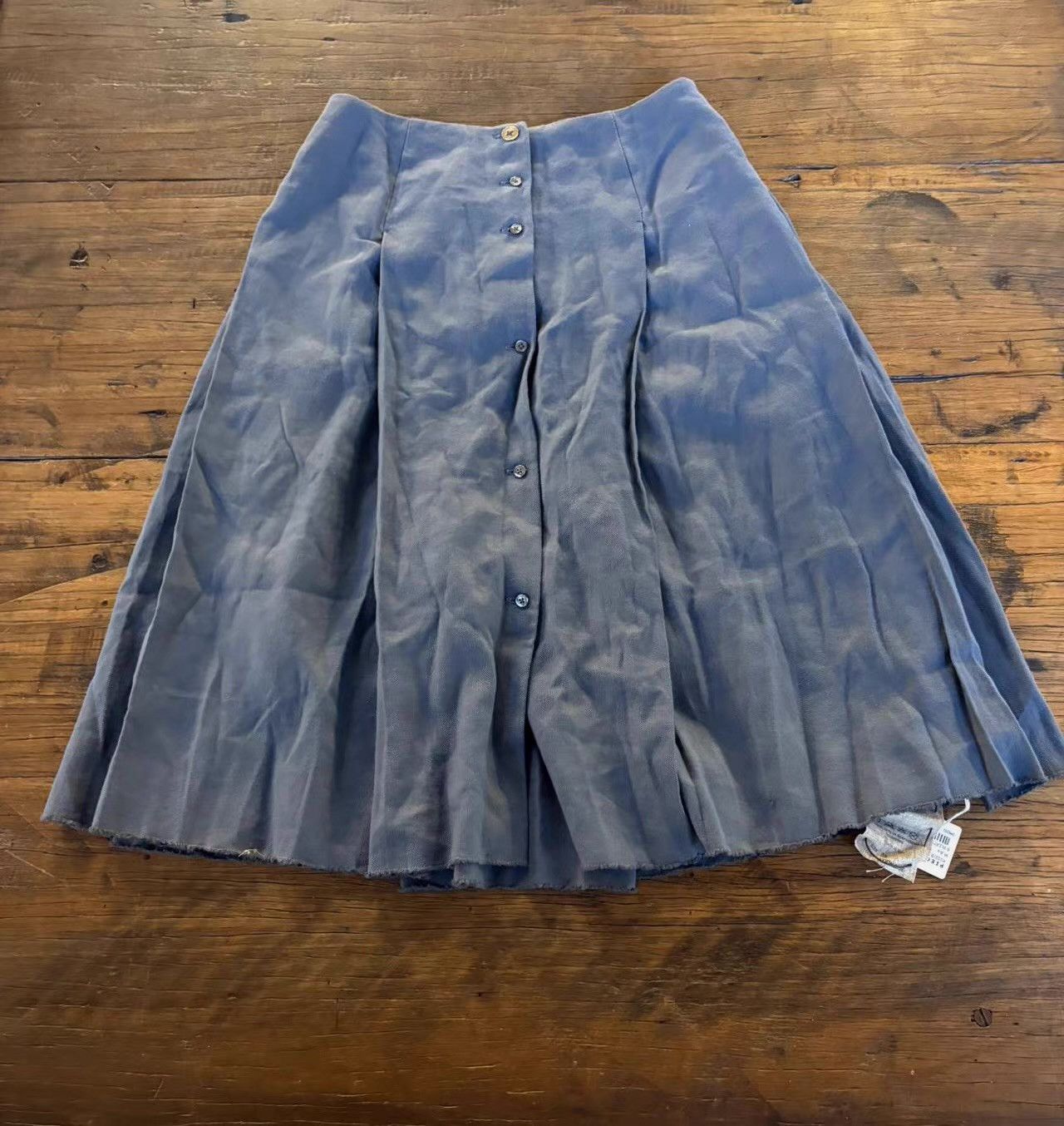 Ma+ m.a+ 16SS Avion Blue 8‑Pleat Skirt Ｑ25 Size 38" / US 16 / IT 52 - 1 Thumbnail